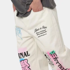 Loiter Eternal Jeans Ecru -Nuvora Fit Sales 03010468 YE017 mens 0040