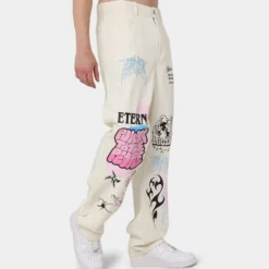 Loiter Eternal Jeans Ecru -Nuvora Fit Sales 03010468 YE017 mens 0050