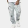 Goat Crew Hunter X Hunter Jeans Vintage Blue 1 Goat Crew Hunter X Hunter Jeans Vintage Blue -Nuvora Fit Sales 03010507 YX561 mens 010