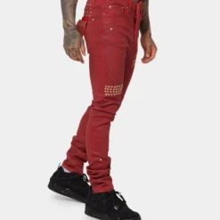 Ksubi 23 Chitch Red Denim Pants Red -Nuvora Fit Sales 03010514 YR001 mens 0060