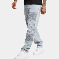 XXIII Paisley Print Jeans Paisley -Nuvora Fit Sales 03010766 YP800 mens 0080