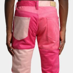 MNML D354 Patchwork Straight Denim Pants Pink -Nuvora Fit Sales 03010782 YP001 mens 0080 d508c874 12c5 4ea8 bcf9 9db24265863e