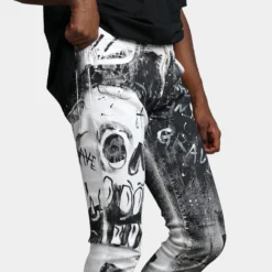 MNML M189 Slim Denim Pants Tu White -Nuvora Fit Sales 03010785 YT172 mens 0050