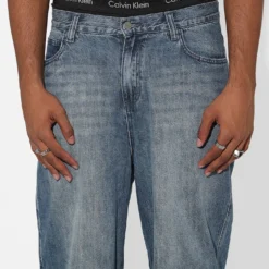 Saint Morta Ultra Sonic Baggy Jeans Vintage Blue -Nuvora Fit Sales 03010814 YX561 mens 070