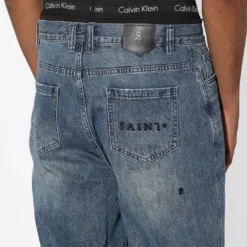 Saint Morta Ultra Sonic Baggy Jeans Vintage Blue -Nuvora Fit Sales 03010814 YX561 mens 080