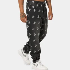 Playboy By CK Players Denim Jeans Black -Nuvora Fit Sales 03010858 YB001 mens 0050