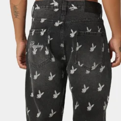 Playboy By CK Players Denim Jeans Black -Nuvora Fit Sales 03010858 YB001 mens 0080