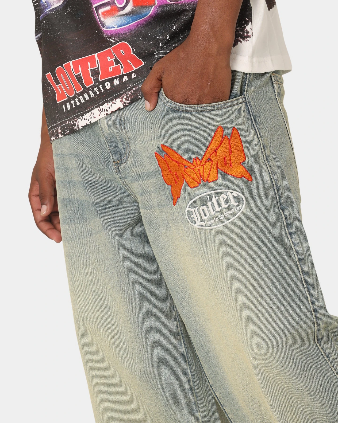 Loiter Spectre Jeans Vintage Blue 6 Loiter Spectre Jeans Vintage Blue - Image 4