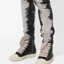 Saint Morta Splat Jeans Black/Grey -Nuvora Fit Sales 03010866 YB006 mens 040