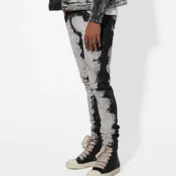 Saint Morta Splat Jeans Black/Grey -Nuvora Fit Sales 03010866 YB006 mens 060