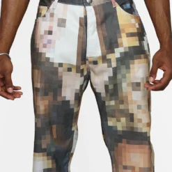 MNML V100 Pixel Denim Pants Multi -Nuvora Fit Sales 03011008 YM041 mens 0060