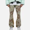 MNML B493 Flare Denim Pants Camo -Nuvora Fit Sales 03011009 YC001 mens 00010