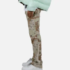 MNML B493 Flare Denim Pants Camo -Nuvora Fit Sales 03011009 YC001 mens 00030