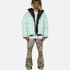 MNML B493 Flare Denim Pants Camo -Nuvora Fit Sales 03011009 YC001 mens 00050