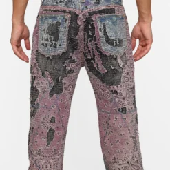 MNML V488 Boro Denim Jeans Multi 17 MNML V488 Boro Denim Jeans Multi -Nuvora Fit Sales 03011011 YM041 default 0080