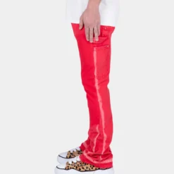 MNML B404 Flare Denim Pants Red -Nuvora Fit Sales 03011034 YR001 default 030