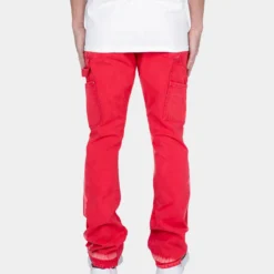 MNML B404 Flare Denim Pants Red -Nuvora Fit Sales 03011034 YR001 default 040