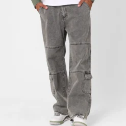XXIII Jante Acid Wash Jeans Grey