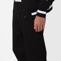 Saint Morta Rolled Hem Jeans Black -Nuvora Fit Sales 03011143 YB001 mens 0040