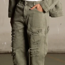 Saint Morta Titus Carpenter Jeans Kahki Green -Nuvora Fit Sales 03011159 YK002 mens 0000040