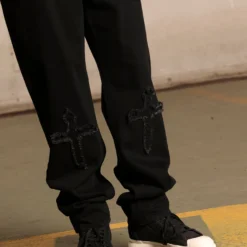 Saint Morta Muerte Jeans Black -Nuvora Fit Sales 03011161 YB001 mens 0040