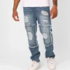 XXIII Matthew Distressed Jeans Blue Distressed