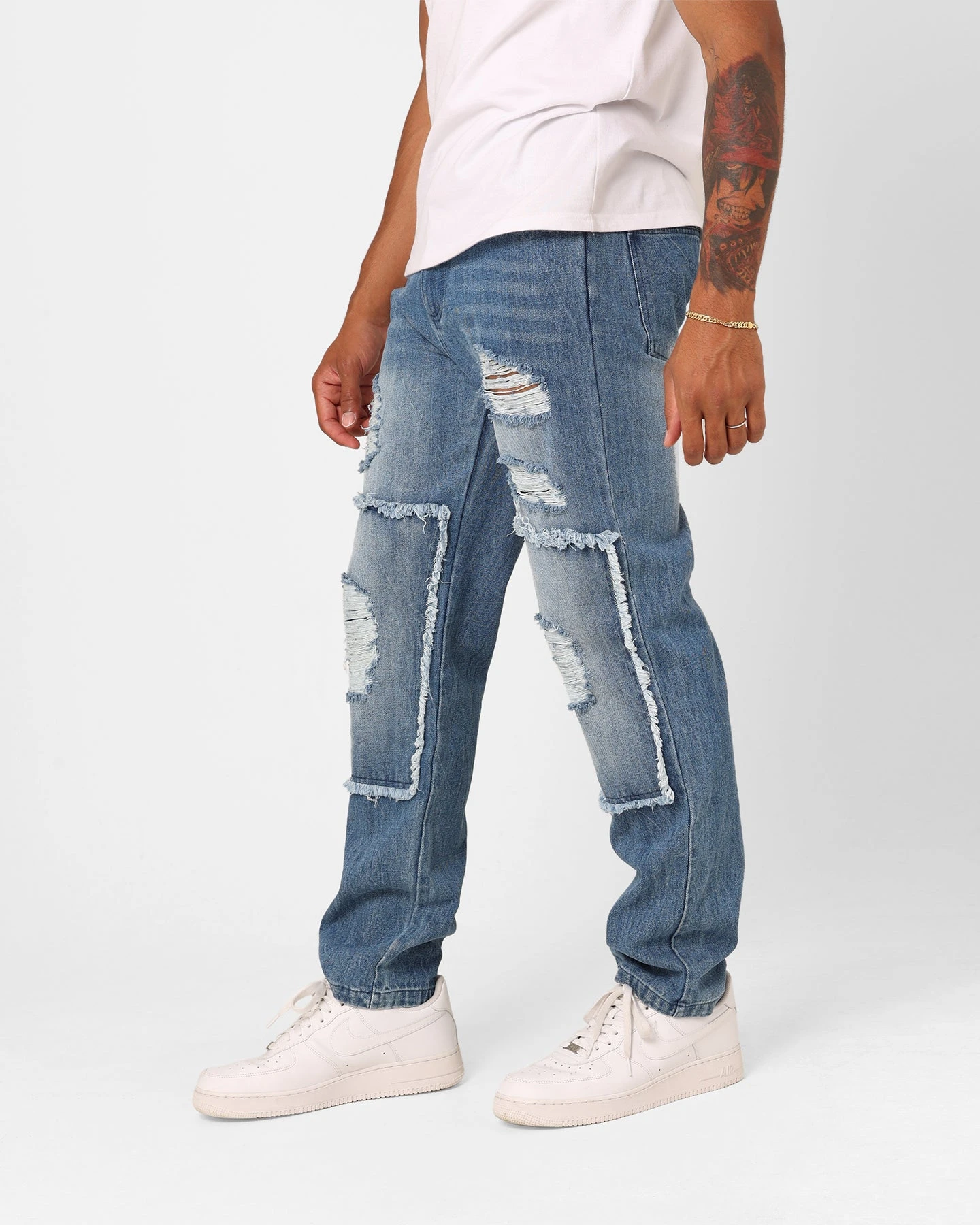 XXIII Matthew Distressed Jeans Blue Distressed 8 XXIII Matthew Distressed Jeans Blue Distressed - Image 6