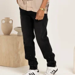 Carre Splash Jeans Black -Nuvora Fit Sales 03011282 YB001 mens 0006 scaled