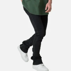 MNML X491 Convertible Skinny Denim Jeans Washed Black -Nuvora Fit Sales 03011288 YW607 mens 00050