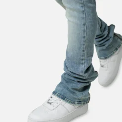 MNML X491 Convertible Skinny Denim Jeans Washed Blue -Nuvora Fit Sales 03011289 YW645 default 0060