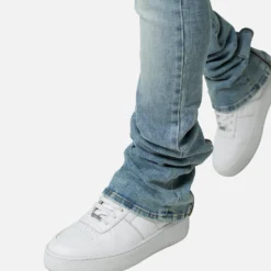 MNML X491 Convertible Skinny Denim Jeans Blue -Nuvora Fit Sales 03011289 YX001 mens 00080 508960fc 63b9 472c 8496 dd79122d2a89