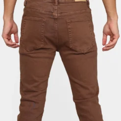 MNML X491 Convertible Skinny Denim Jeans Brown -Nuvora Fit Sales 03011290 YX300 default 080