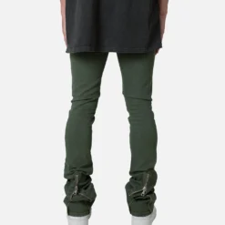 MNML X491 Convertible Skinny Denim Jeans Olive -Nuvora Fit Sales 03011291 YO100 mens 00040