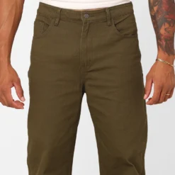 XXIII Dani Baggy Jeans Olive 16 XXIII Dani Baggy Jeans Olive -Nuvora Fit Sales 03011392 YO100 mens 0070