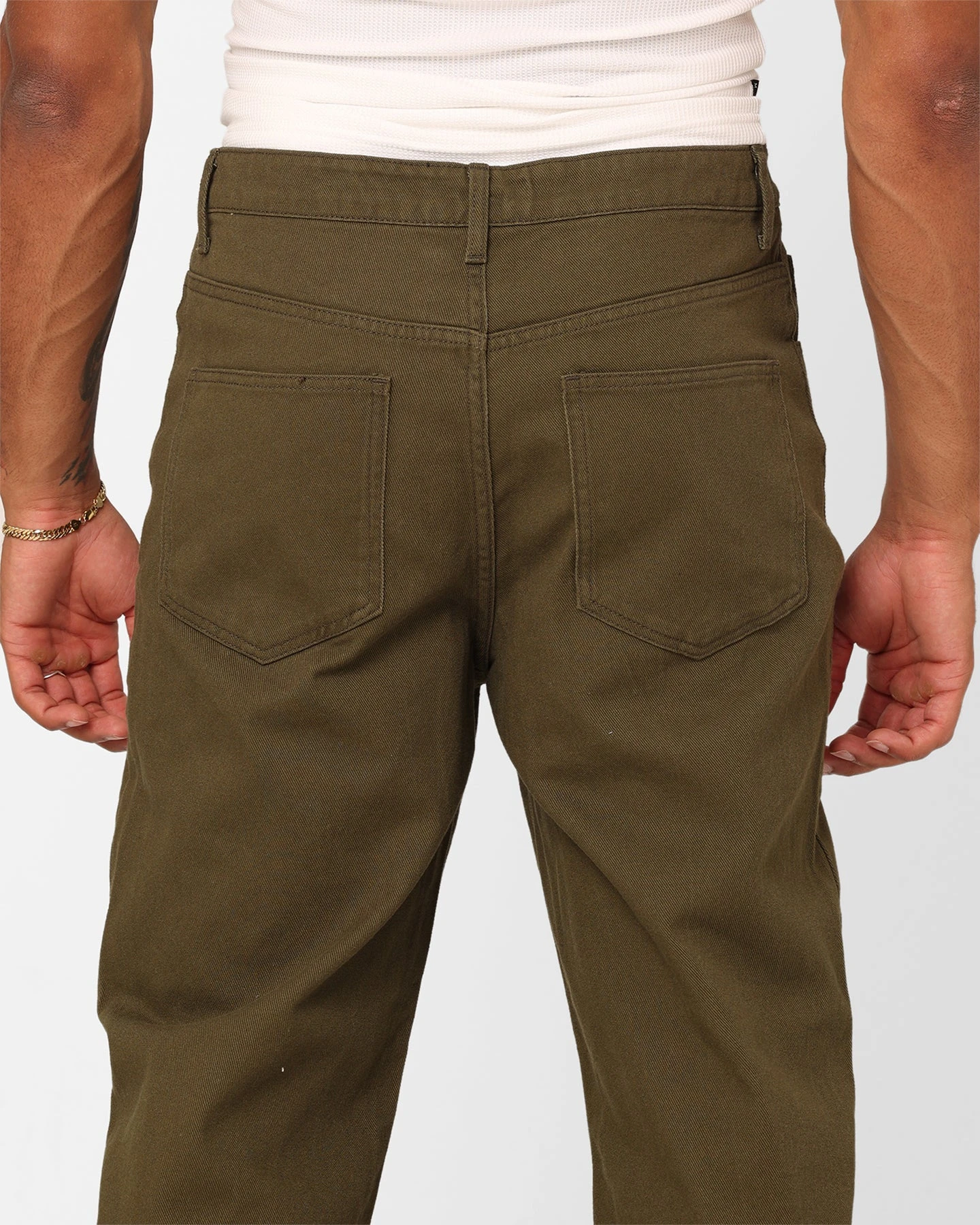 XXIII Dani Baggy Jeans Olive 10 XXIII Dani Baggy Jeans Olive - Image 8