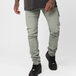 Ksubi X A$AP TyY Oil Slicker Jeans Denim/Linen