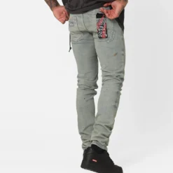 Ksubi X A$AP TyY Oil Slicker Jeans Denim/Linen -Nuvora Fit Sales 03011403 YD911 mens 0050