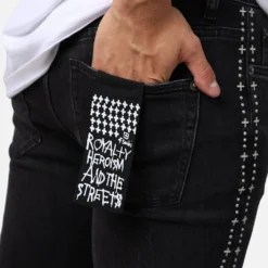 Ksubi Chitch Metalik Jeans Black -Nuvora Fit Sales 03011424 YB001 mens 0090