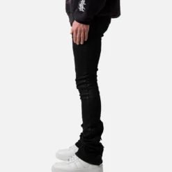 MNML X491 Convertible Skinny Denim Jeans Waxed Black -Nuvora Fit Sales 03011465 YW833 mens 00030