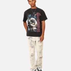 XXIII Elliot Distressed Jeans Light Blue Acid