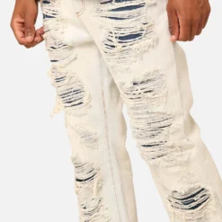 XXIII Elliot Distressed Jeans Light Blue Acid -Nuvora Fit Sales 03011578 YL534 mens 0040