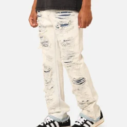 XXIII Elliot Distressed Jeans Light Blue Acid -Nuvora Fit Sales 03011578 YL534 mens 0060