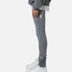 MNML X504 Skinny Denim Jeans Grey -Nuvora Fit Sales 03011609 YQ001 mens 0030