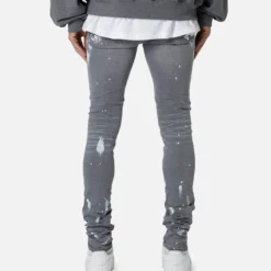 MNML X504 Skinny Denim Jeans Grey -Nuvora Fit Sales 03011609 YQ001 mens 0040