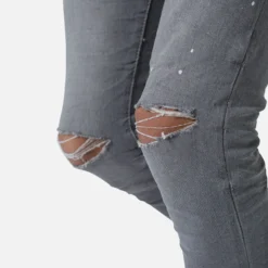 MNML X504 Skinny Denim Jeans Grey -Nuvora Fit Sales 03011609 YQ001 mens 0050