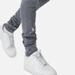 MNML X504 Skinny Denim Jeans Grey -Nuvora Fit Sales 03011609 YQ001 mens 0060