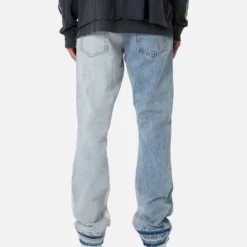 MNML B505 Contrast Flare Denim Jeans Blue -Nuvora Fit Sales 03011610 YX001 mens 0040