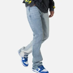 MNML B505 Contrast Flare Denim Jeans Blue -Nuvora Fit Sales 03011610 YX001 mens 0050