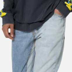 MNML B505 Contrast Flare Denim Jeans Blue -Nuvora Fit Sales 03011610 YX001 mens 0060