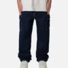 MNML Contrast Ultra Baggy Cargo Denim Jeans Blue -Nuvora Fit Sales 03011650 YX001 mens 0010